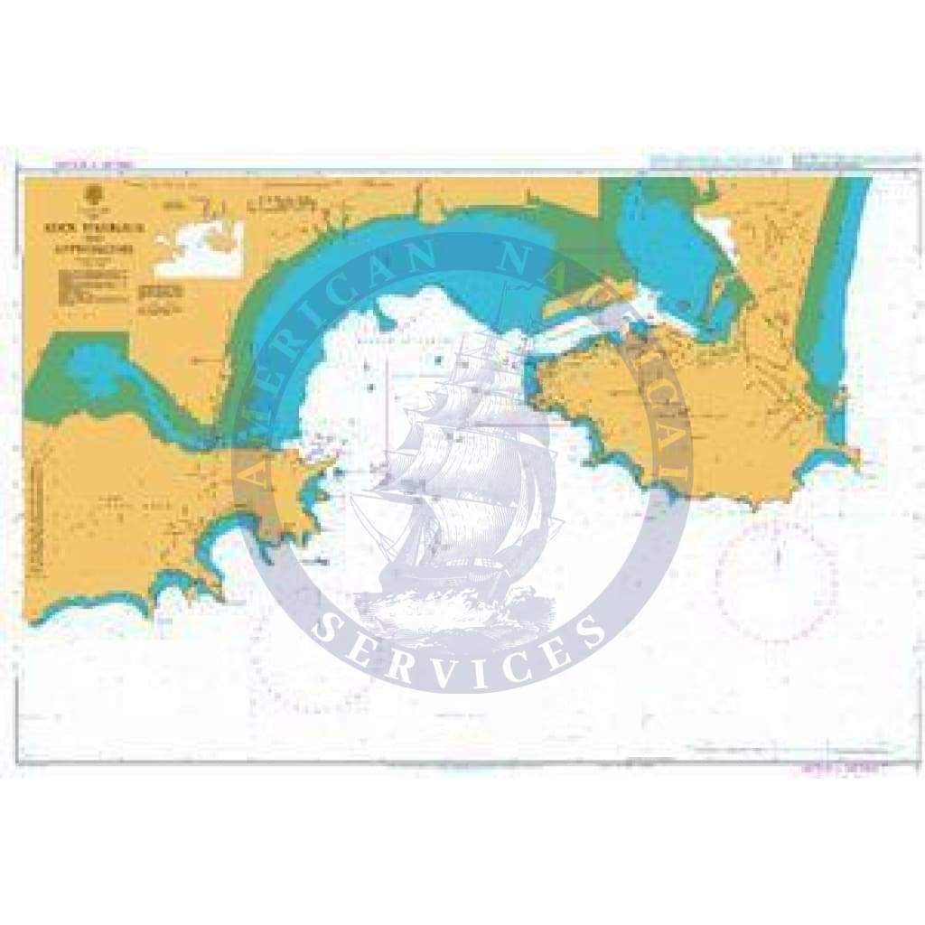 British Admiralty Nautical Chart 7: Gulf of Aden, Yemen, Aden Harbour and Approaches