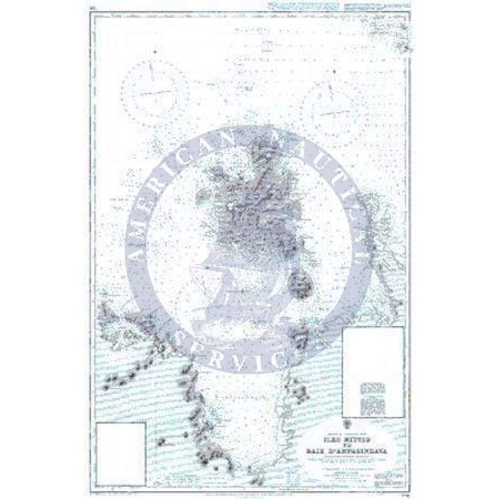 British Admiralty Nautical Chart  706: Iles Mitsio to Baie d'Ampasindava