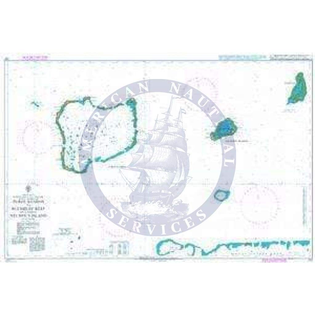 British Admiralty Nautical Chart 727: Indian Ocean, British Indian Ocean Territory, Chagos Archipelago, Peros Banhos to Blenheim Reef including Nelson's Island