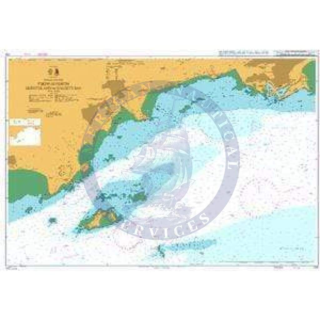 British Admiralty Nautical Chart  733: Firth of Forth Burntisland to Dalgety Bay