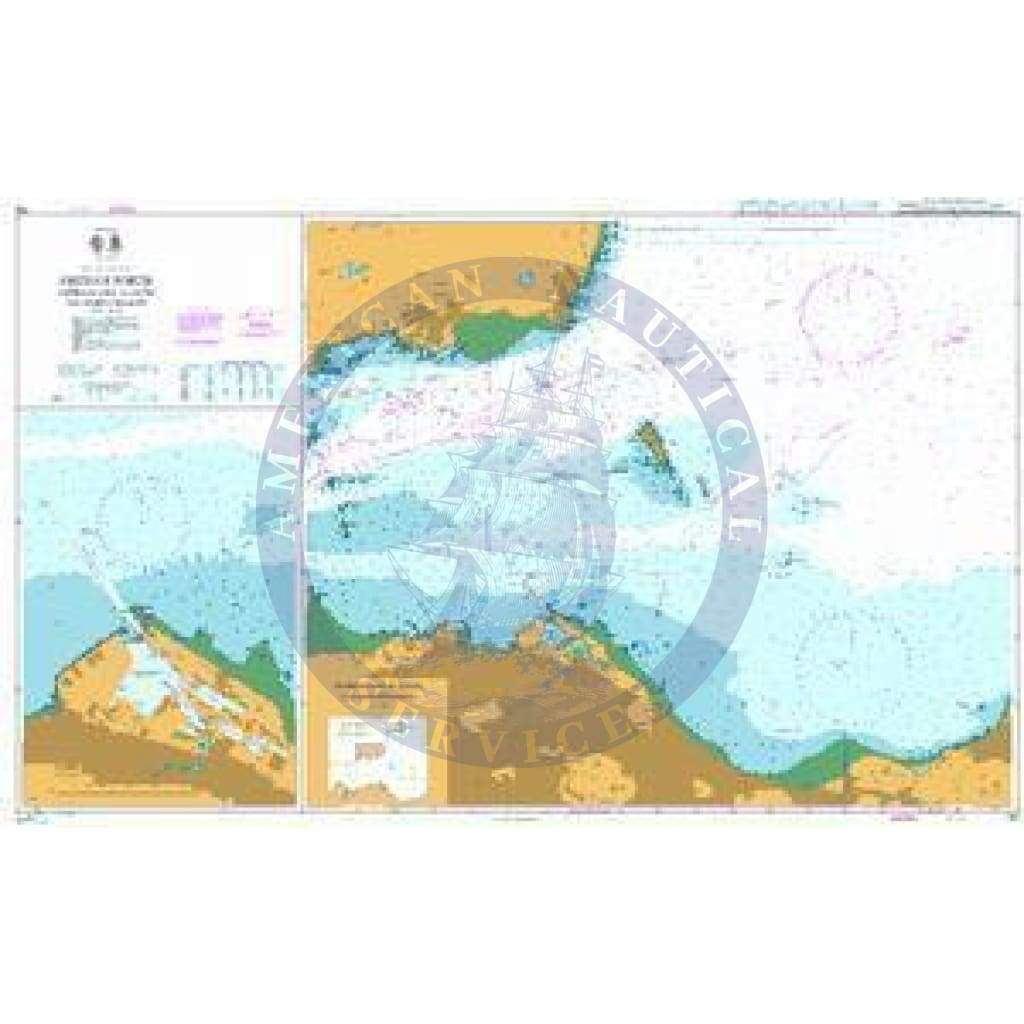 British Admiralty Nautical Chart  735: Scotland - East Coast, Firth of Forth, Approaches to Leith and Burntisland