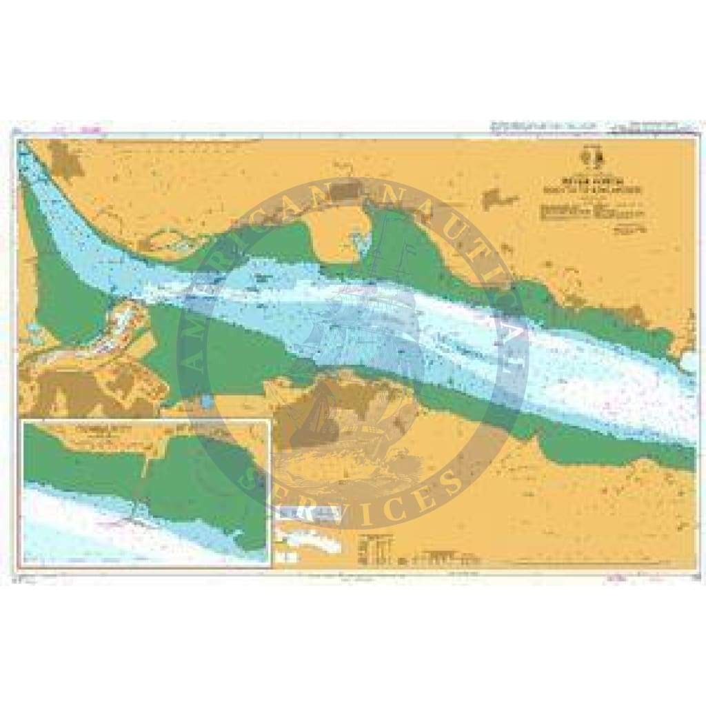 British Admiralty Nautical Chart 737: cotland - East Coast, River Forth Rosyth to Kincardine. Crombie Jetty