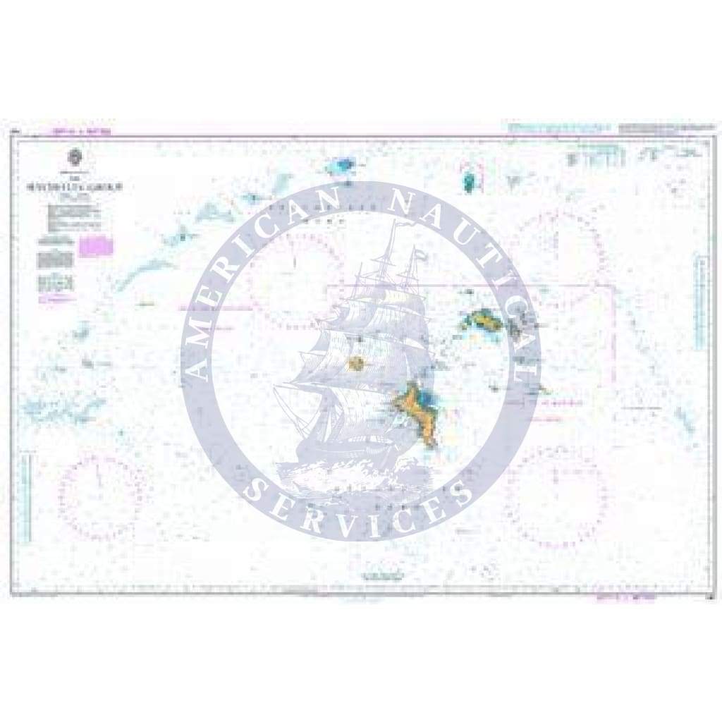 British Admiralty Nautical Chart  740: The Seychelles Group