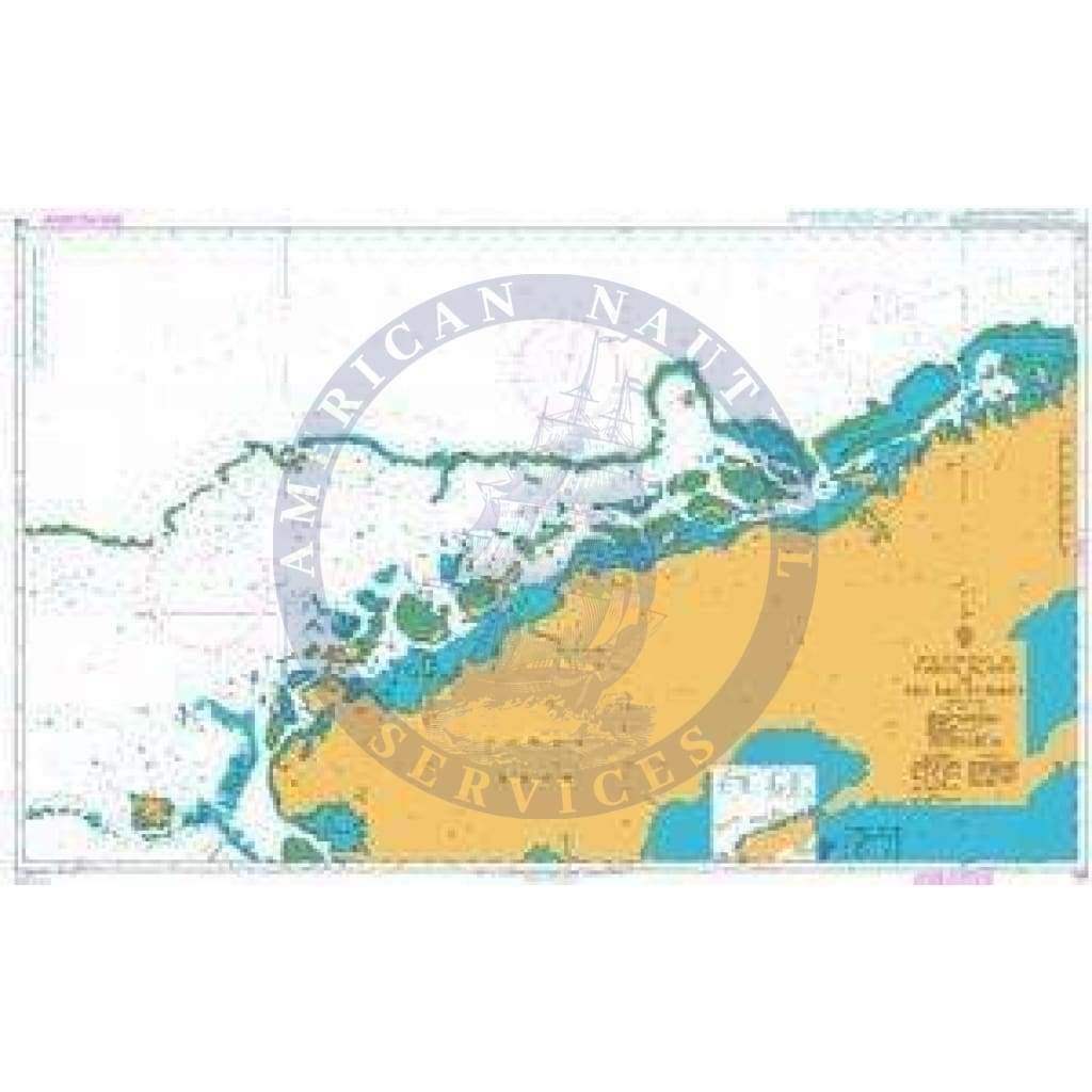British Admiralty Nautical Chart  749: Yadua Island to Sau Sau Passage