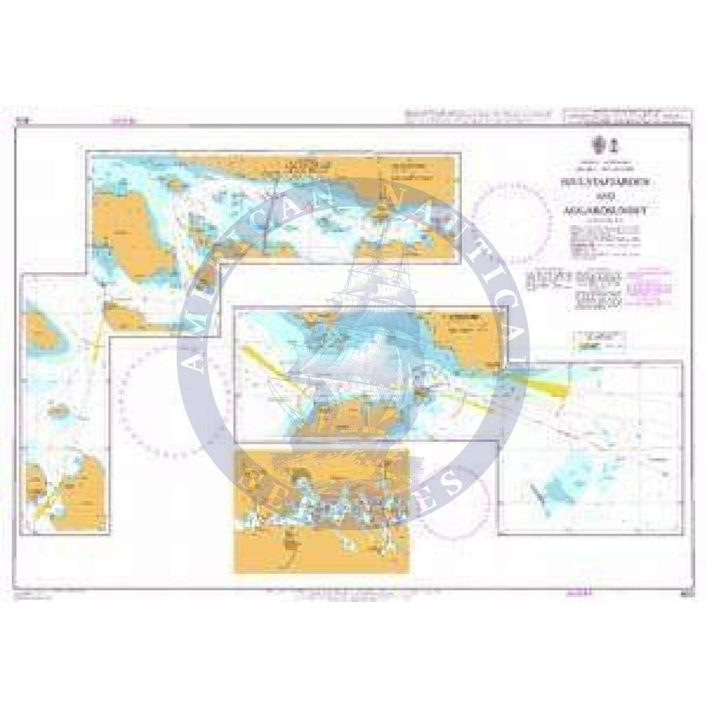 British Admiralty Nautical Chart 803: Sweden - East Coast, Malaren Western Part, Hjulastafjarden and Aggarosundet