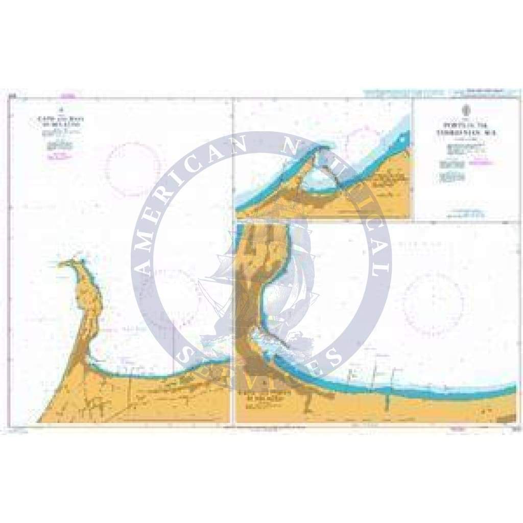 British Admiralty Nautical Chart 805: Italy, Ports in the Tyrrhenian Sea