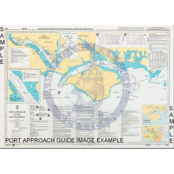 British Admiralty Nautical Chart 8214: Port Approach Guide Koper