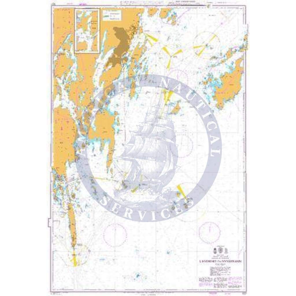 British Admiralty Nautical Chart 837: Sweden - East Coast, Stockholms Skärgård, Landsort to Nynäshamn
