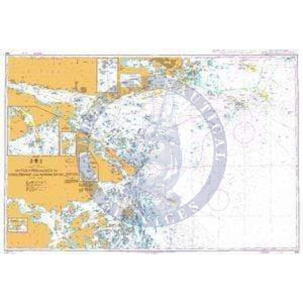 British Admiralty Nautical Chart 846: Sweden - East Coast, Outer Approaches to Oxelösund and Norrköping