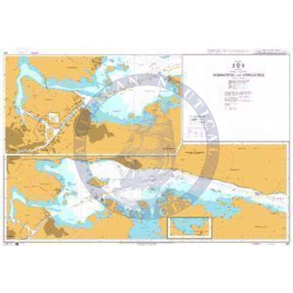 British Admiralty Nautical Chart 847: Sweden - East Coast, Norrköping and Approaches