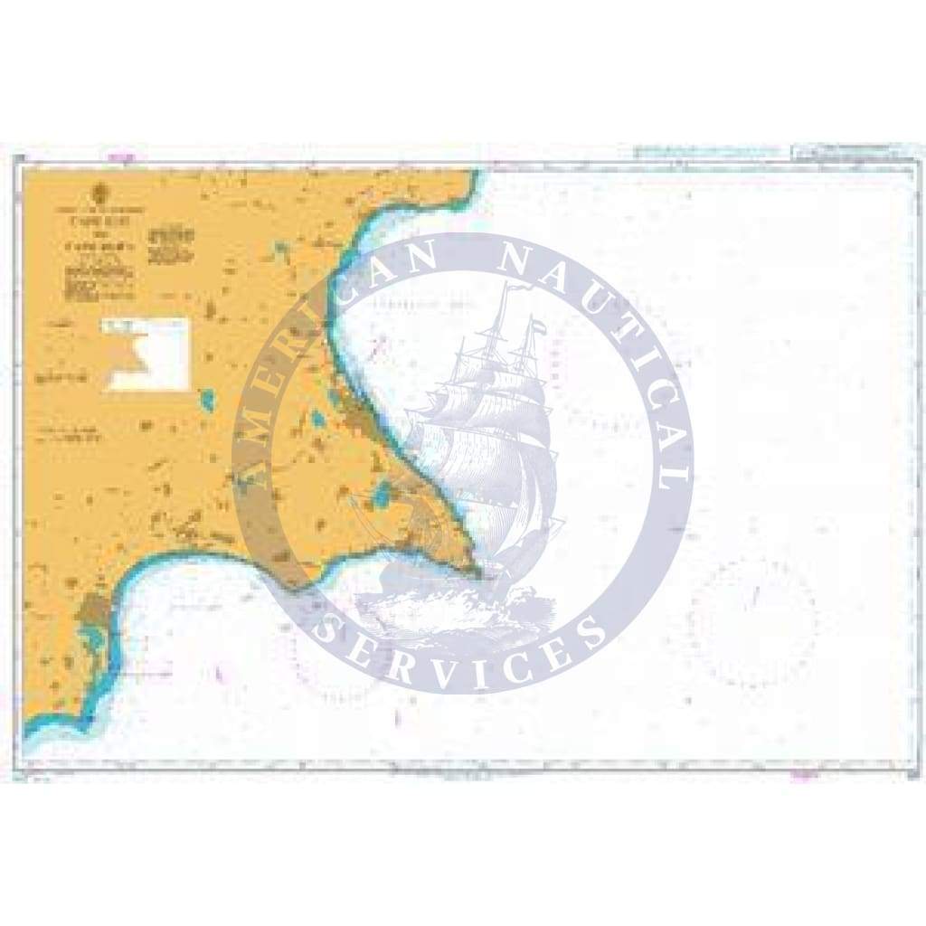 British Admiralty Nautical Chart 851: Cape Kiti to Cape Eloea