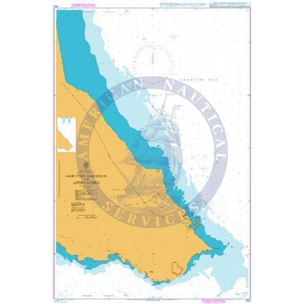 British Admiralty Nautical Chart 852: Akrotiri Harbour and Approaches