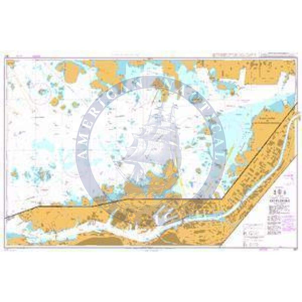 British Admiralty Nautical Chart 857: Sweden - West Coast, Göteborg