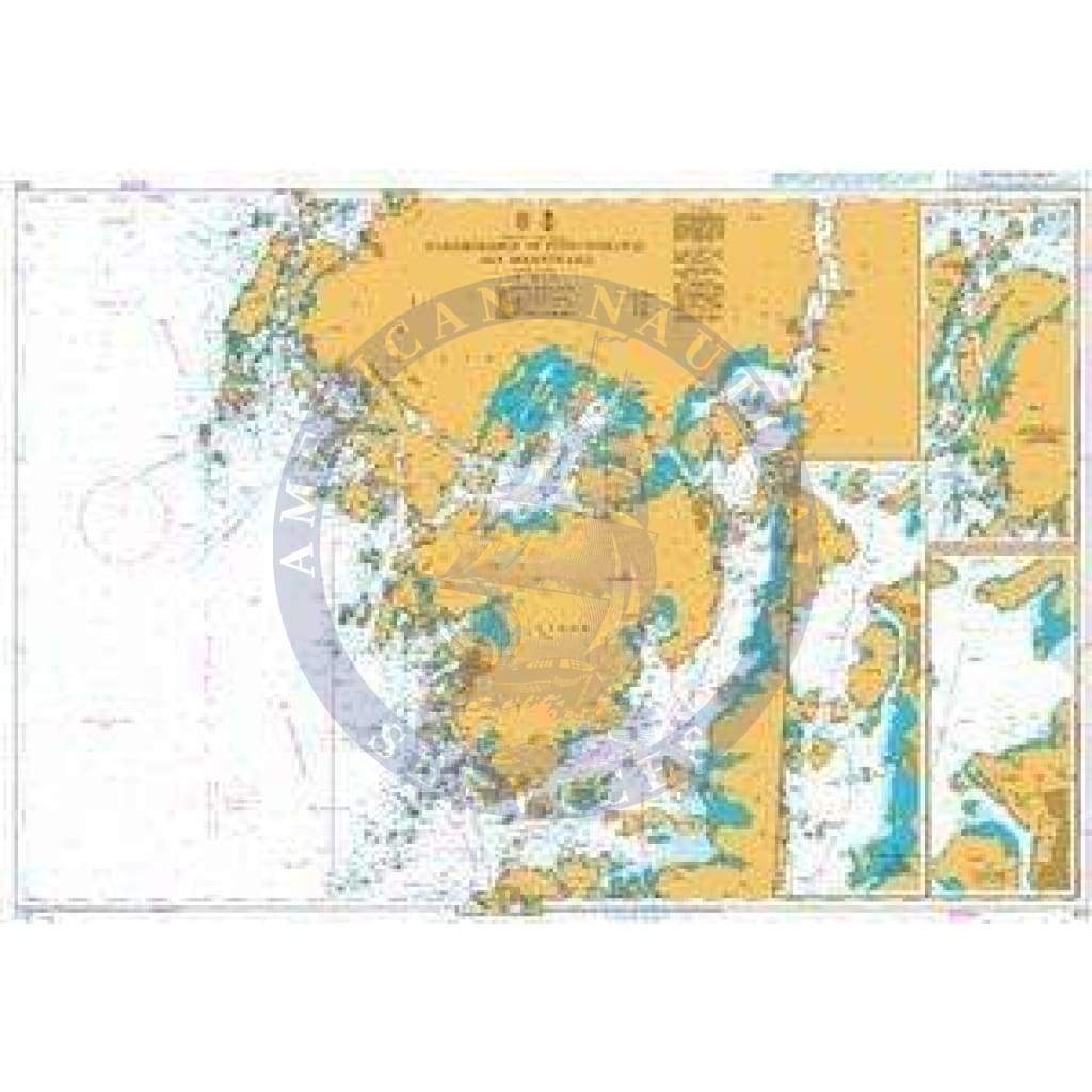 British Admiralty Nautical Chart  870: Sweden - West Coast, Gullholmen to Stenungsund and Marstrand