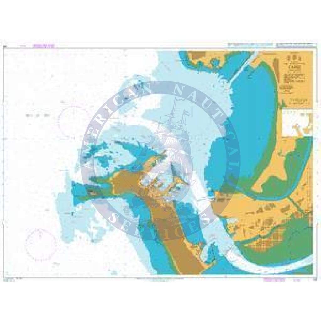 British Admiralty Nautical Chart 88: Spain - South West Coast, Cadiz