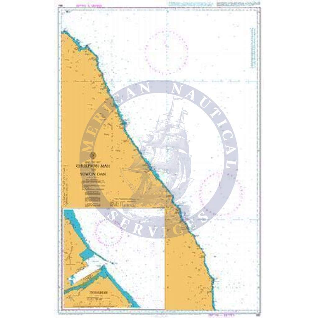 British Admiralty Nautical Chart 882: Chukpyon Man to Suwon Dan