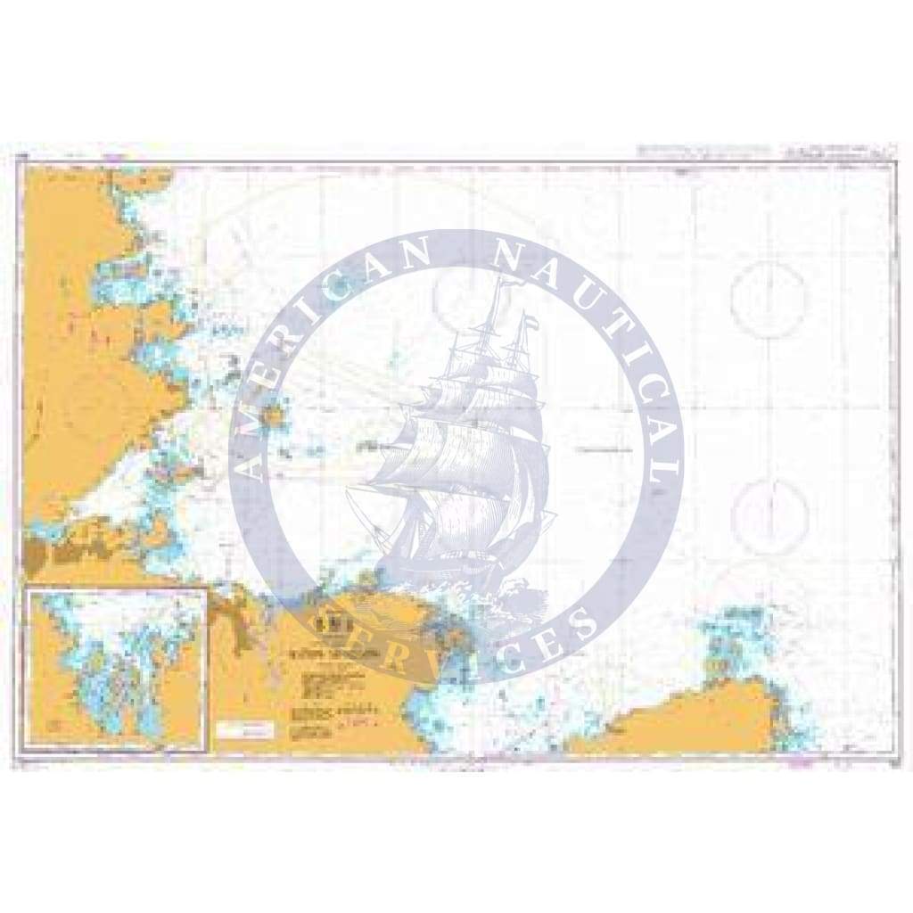 British Admiralty Nautical Chart  891: Sweden - East Coast, Björn to Iggön. Continuation at same scale