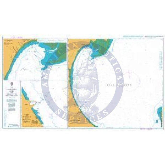 British Admiralty Nautical Chart  9: La Skhirra, Gabes and Ghannouch with Approaches
