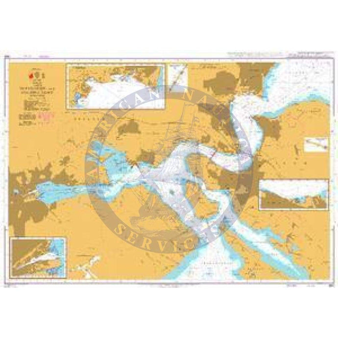 British Admiralty Nautical Chart 900: Denmark, Lillebælt, Snævringen and Kolding Fjord