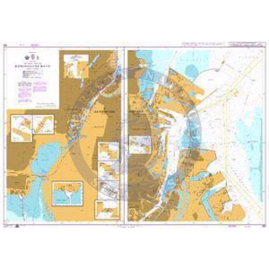 British Admiralty Nautical Chart 902: The Sound – Denmark, Københavns Havn