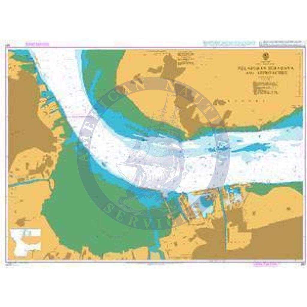 British Admiralty Nautical Chart 921: Indonesia, Jawa - North Coast, Pelabuhan Surabaya and Approaches