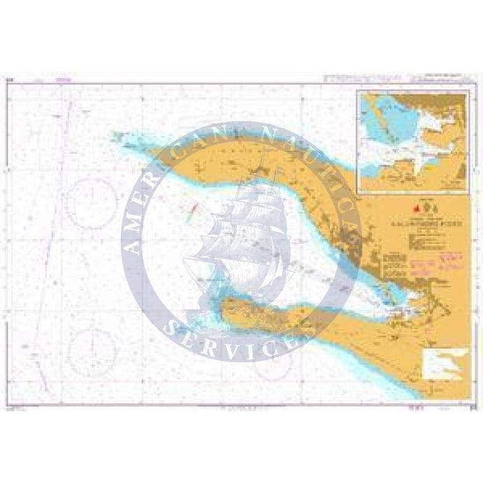 British Admiralty Nautical Chart 923: Denmark – Storebælt, Kalundborg Fjord