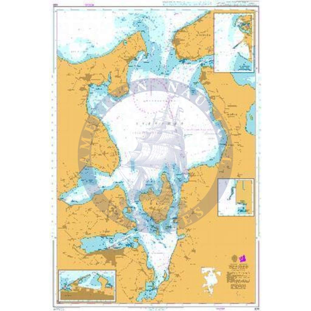British Admiralty Nautical Chart 926: Denmark – Kattegat, Isefjord
