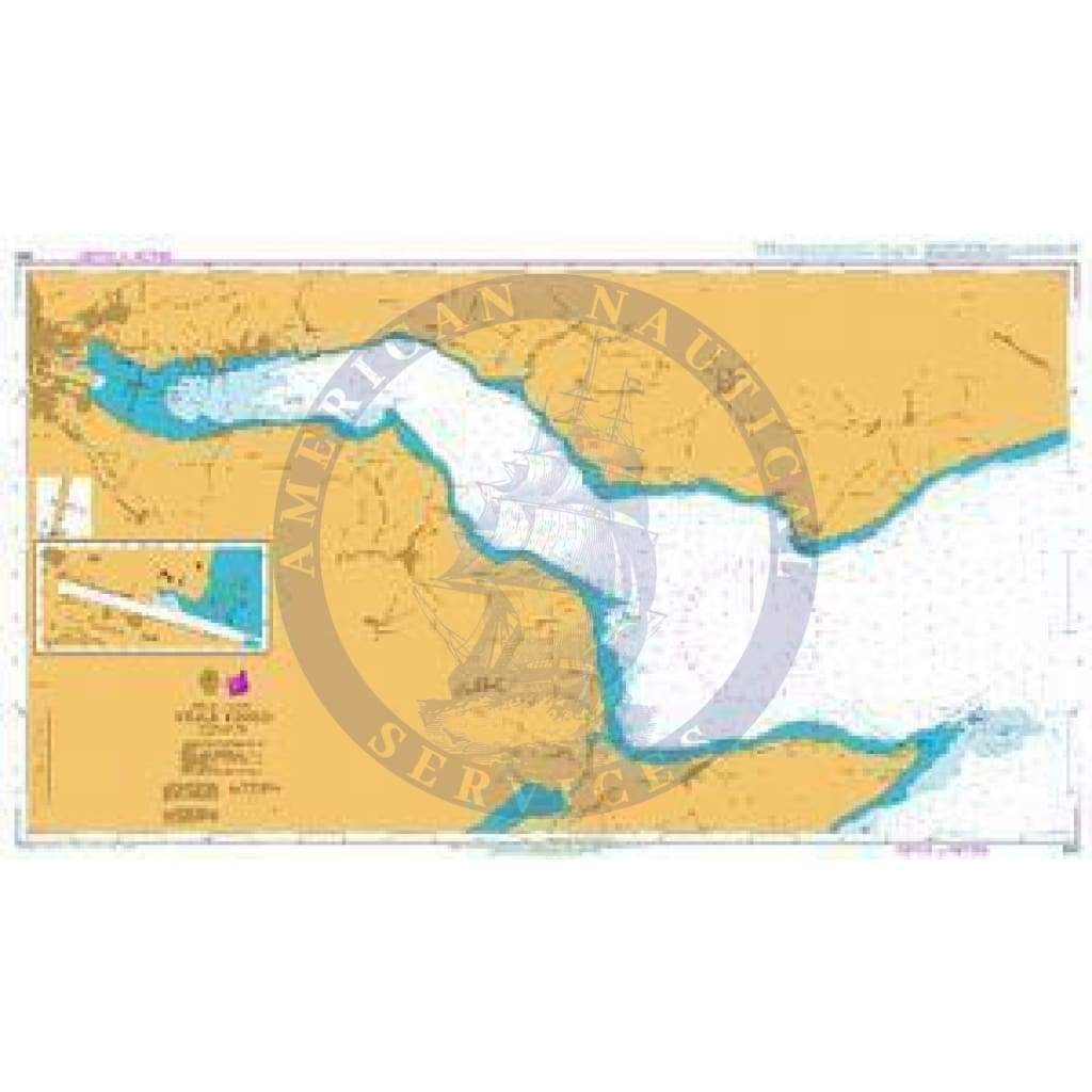 British Admiralty Nautical Chart 930: Denmark – Lillebælt, Vejle Fjord