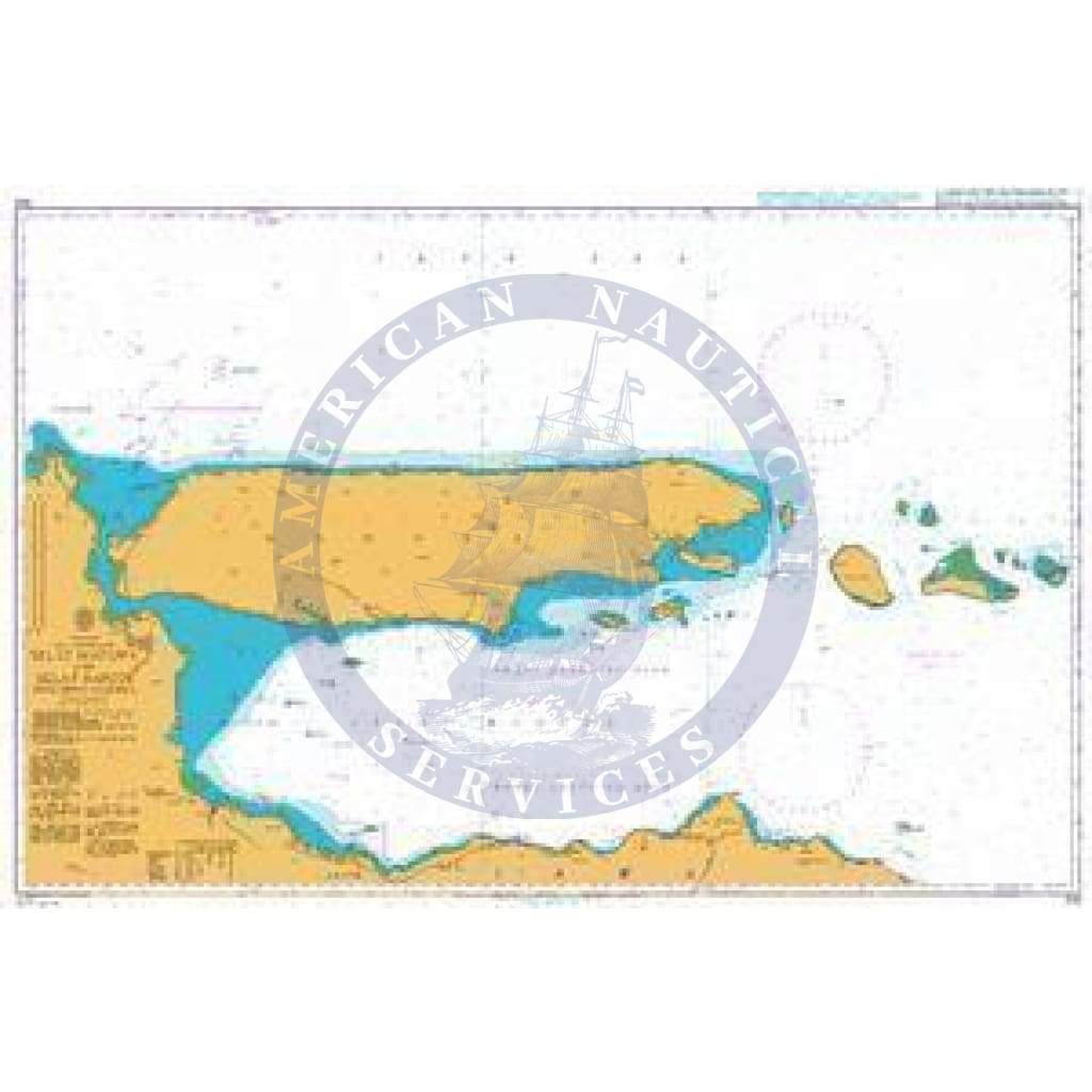 British Admiralty Nautical Chart 945: Selat Madura and Selat Sapudi including Madura