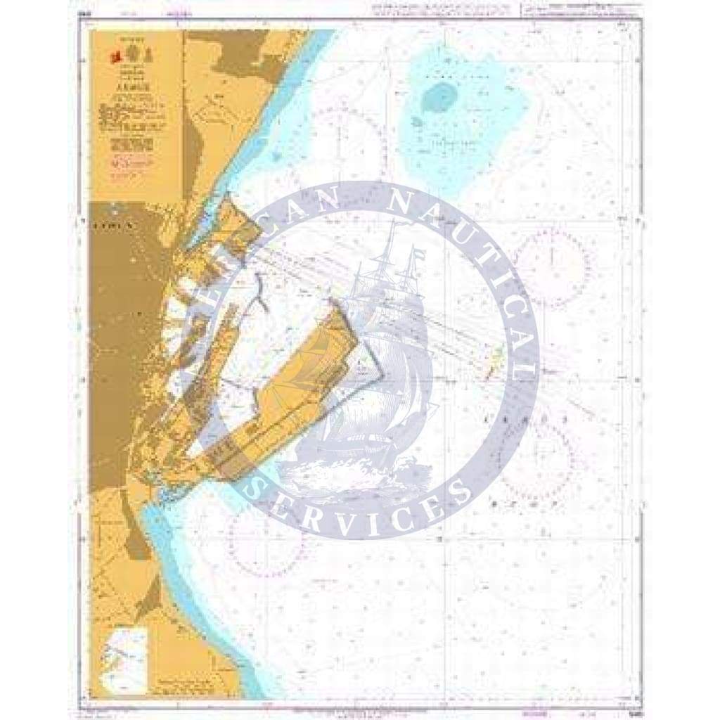 British Admiralty Nautical Chart 949: Denmark – Kattegat, Århus