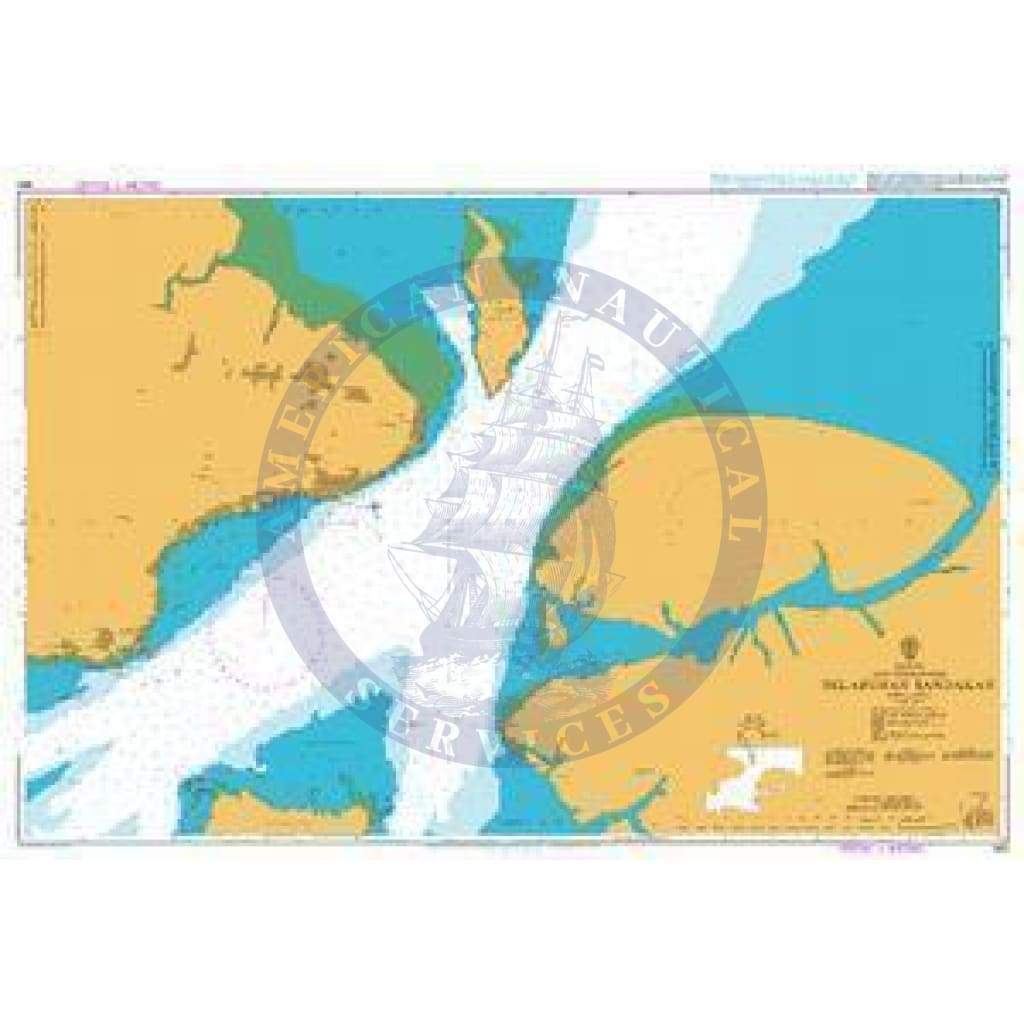 British Admiralty Nautical Chart 950: Pelabuhan Sandakan