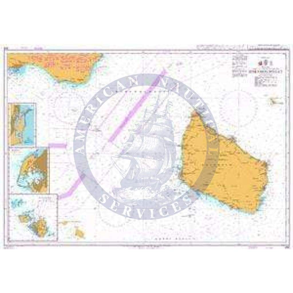 British Admiralty Nautical Chart 958: Baltic Sea - Sweden and Denmark, Bornholmsgat