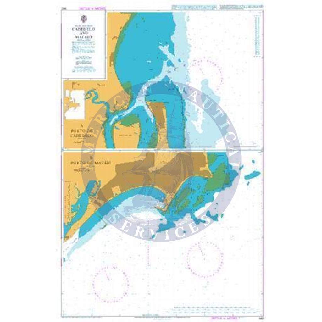 British Admiralty Nautical Chart 960: Brazil – East Coast, Cabedelo and Maceió