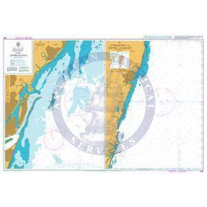British Admiralty Nautical Chart 969: Recife and Approaches