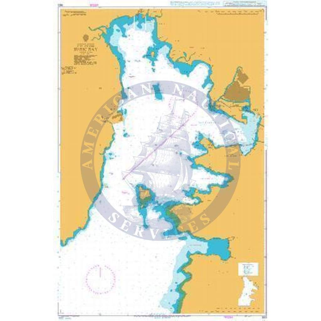 Depth Map Subic British Admiralty Nautical Chart 983: Map of Subic Bay - Amnautical