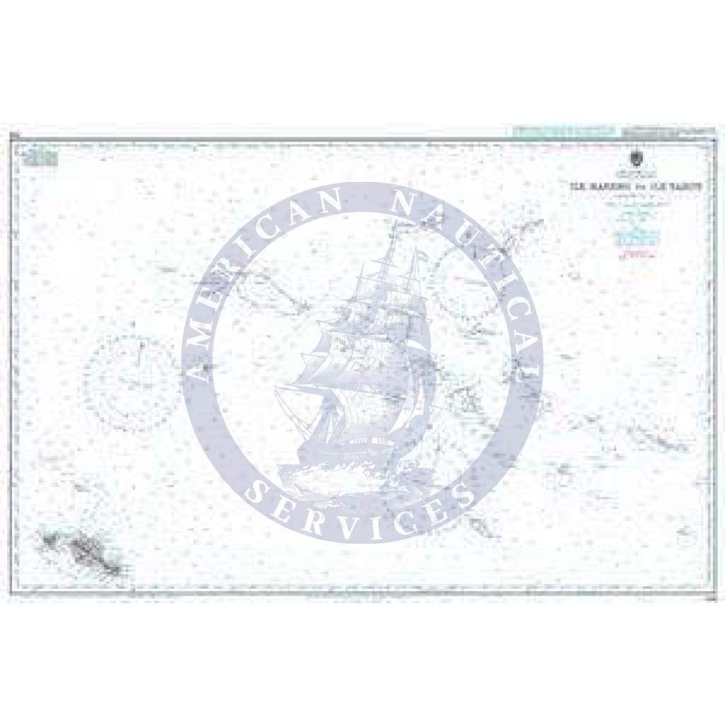 British Admiralty Nautical Chart 998: South Pacific Ocean – Archipel Des Tuamotu, Ile Makemo to Ile Tahiti