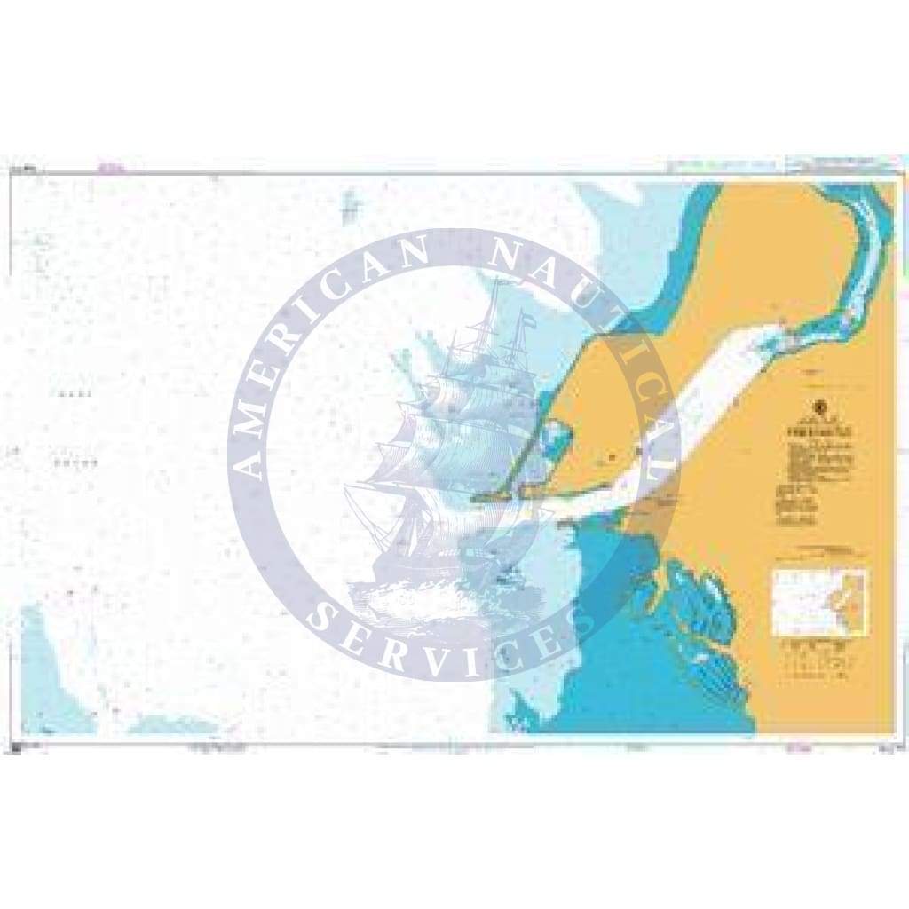 British Admiralty Nautical Chart AUS113: Fremantle