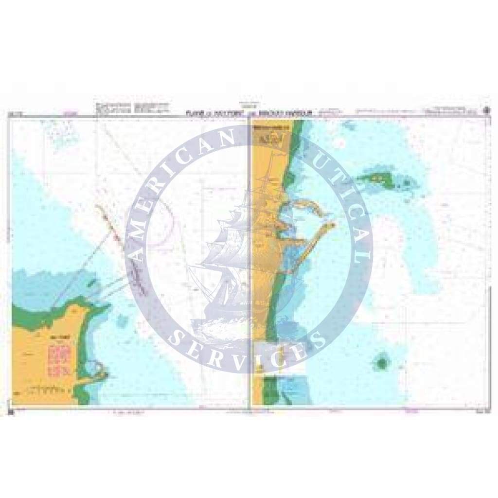 British Admiralty Nautical Chart AUS250: Australia - East Coast - Queensland - Plans of Hay Point and Mackay Harbour