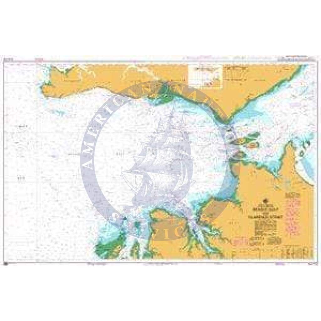 British Admiralty Nautical Chart AUS722: Australia - North Coast - Northern Territory - Beagle Gulf and Clarence Strait
