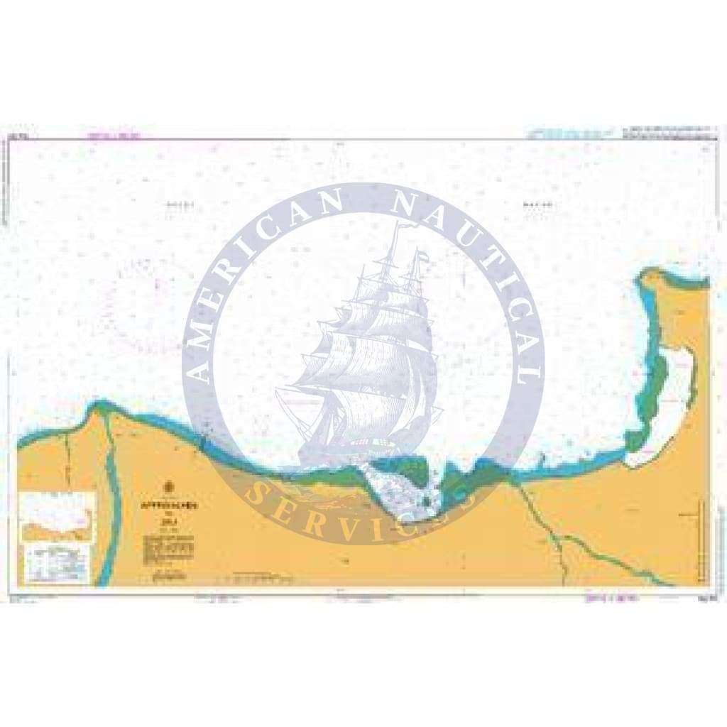 British Admiralty Nautical Chart AUS901: Approaches to Dili