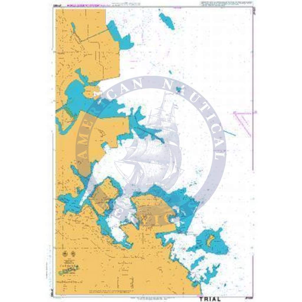 British Admiralty Nautical Chart JP1083: Yokosuka