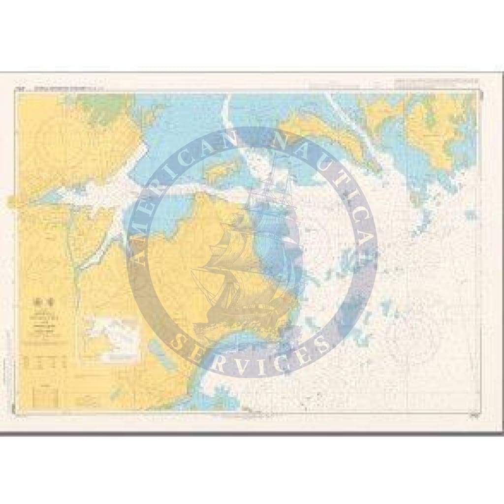 British Admiralty Nautical Chart JP64A: Nippon, Honshu - East Coast, Sendai-Shiogama Ko, Shiogama