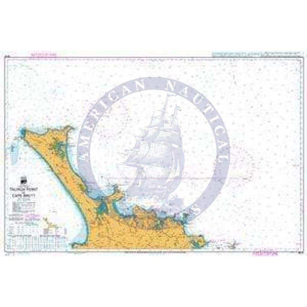 British Admiralty Nautical Chart NZ51: Tauroa Point to Cape Brett