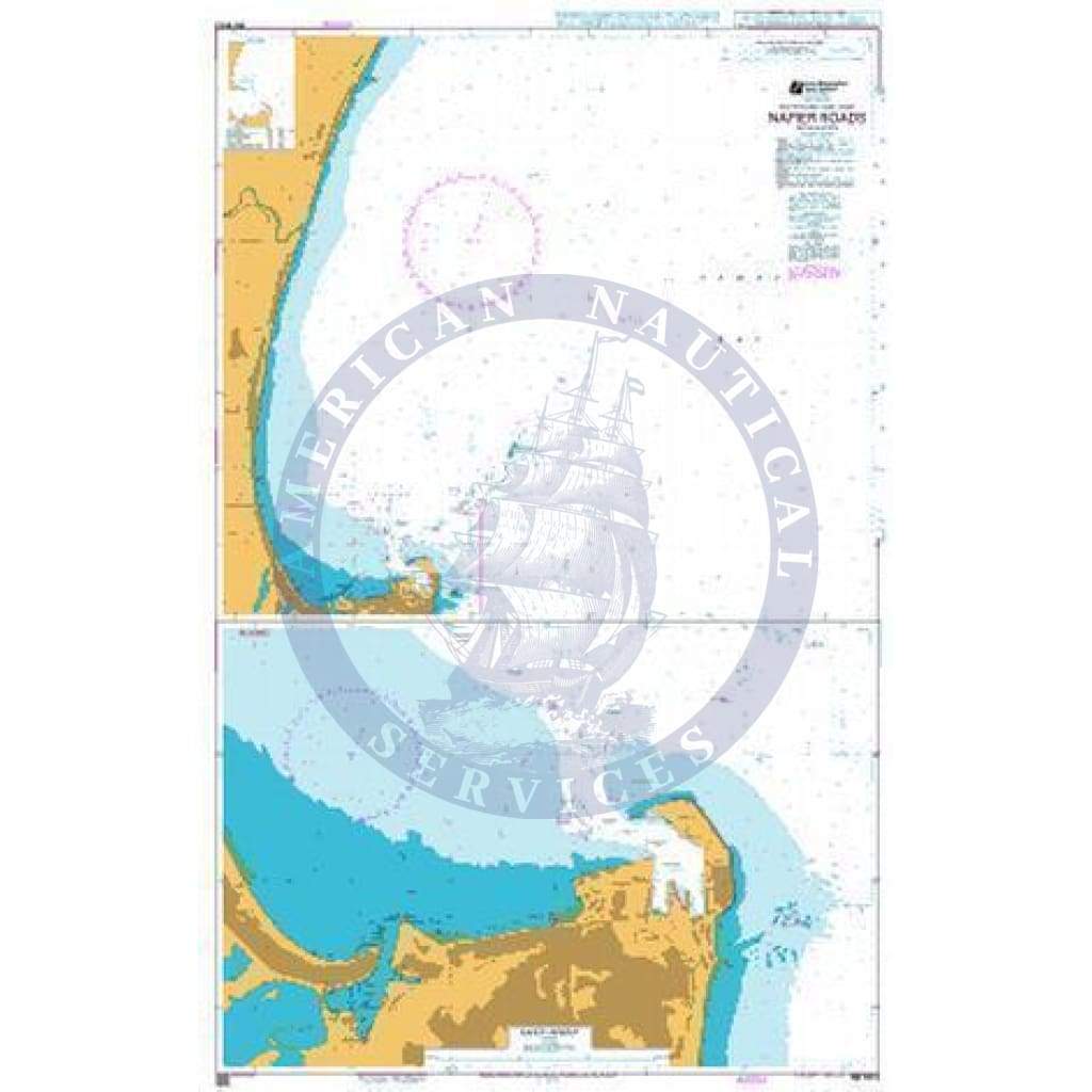 British Admiralty Nautical Chart NZ5612: Napier Roads