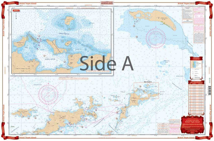 British Virgin Islands Navigation Chart 32B