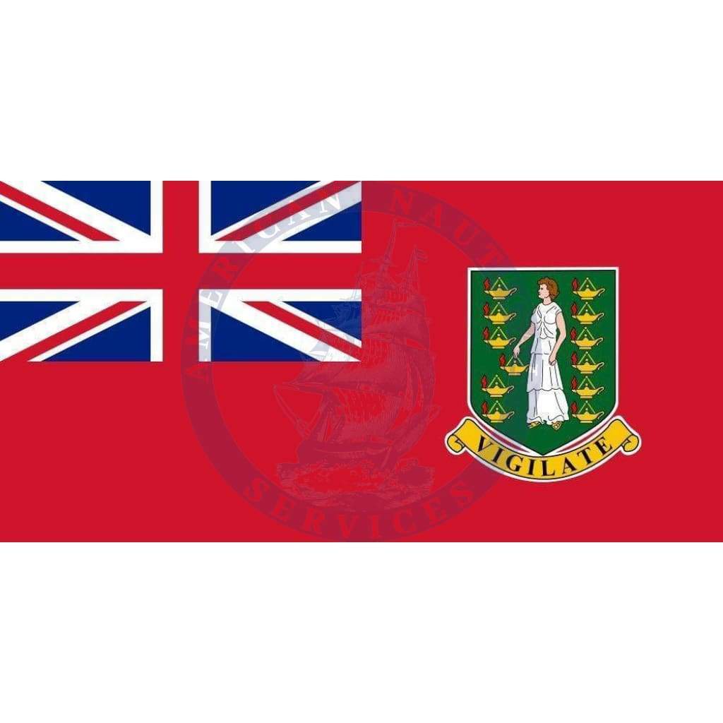 British Virgin Islands Red Ensign Courtesy Flag