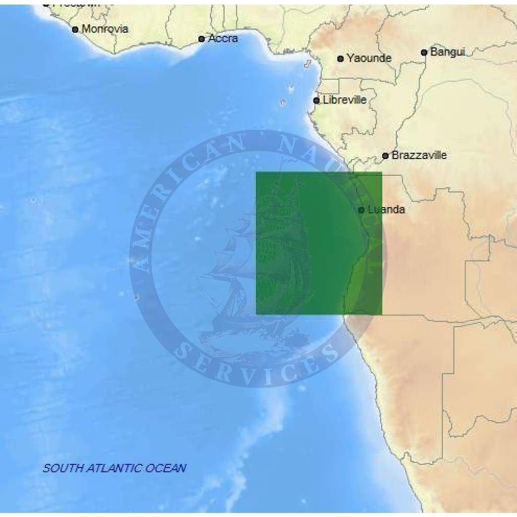 C-Map 4D Chart AF-D211: Angola Coasts