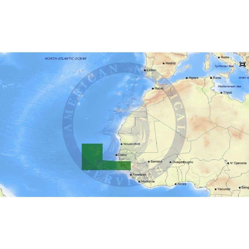 C-Map 4D Chart AF-D214: Capo Verde And Guinea Bissau