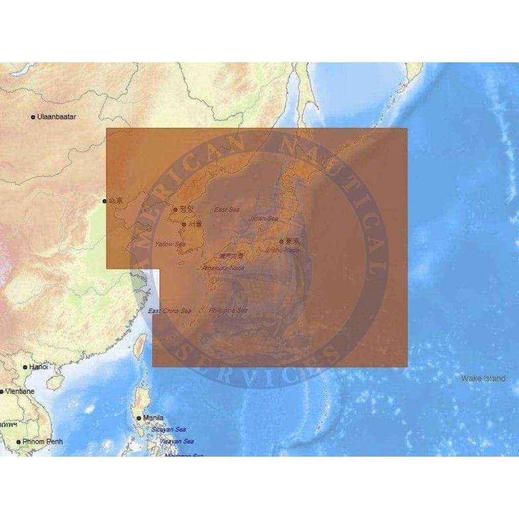 C-Map 4D Chart AN-D204: Japan, And North And South Korea (Update)