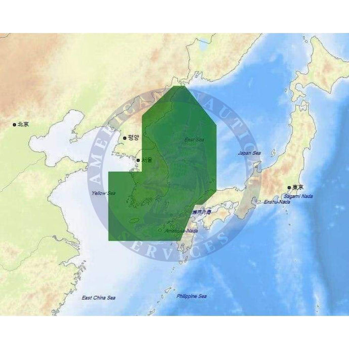 C-Map 4D Chart AN-D240: Korean Peninsula East (Update)